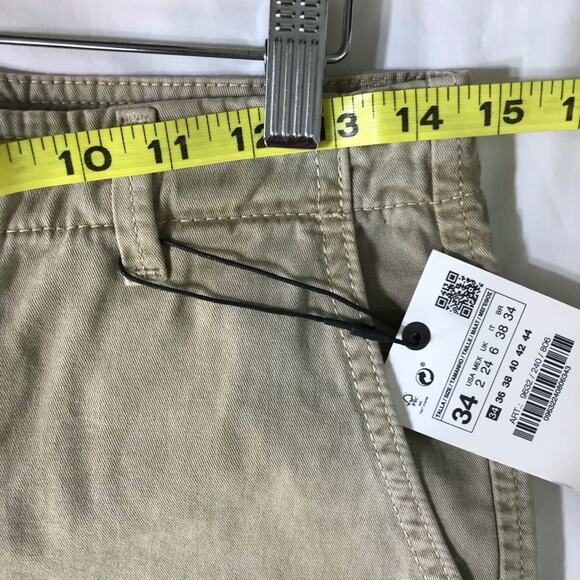 Zara The New Chino Desert Stone Pants 2 NWT - Picture 7 of 10